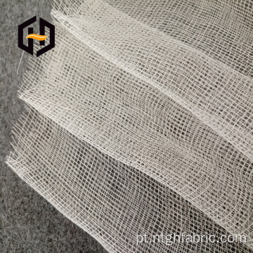 Tecido de malha cinza de poliéster para fita adesiva de tecido